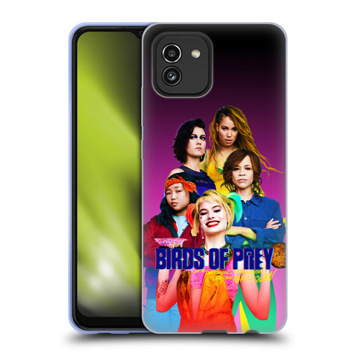 Birds of Prey DC Comics Harley Quinn Art BOP Cast Soft Gel Case for Samsung Galaxy A03 (2021)