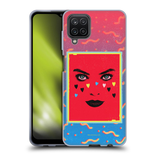 Birds of Prey DC Comics Harley Quinn Art Face Soft Gel Case for Samsung Galaxy A12 (2020)