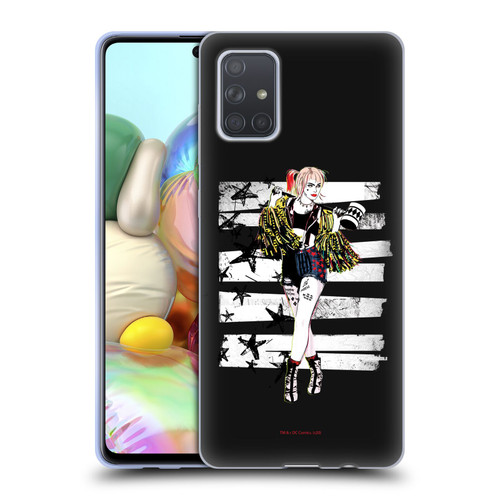 Birds of Prey DC Comics Harley Quinn Art Strut Soft Gel Case for Samsung Galaxy A71 (2019)