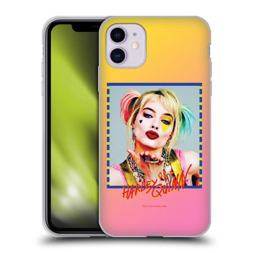 Birds of Prey DC Comics Harley Quinn Flying Kiss Soft Gel Case for Apple iPhone 11