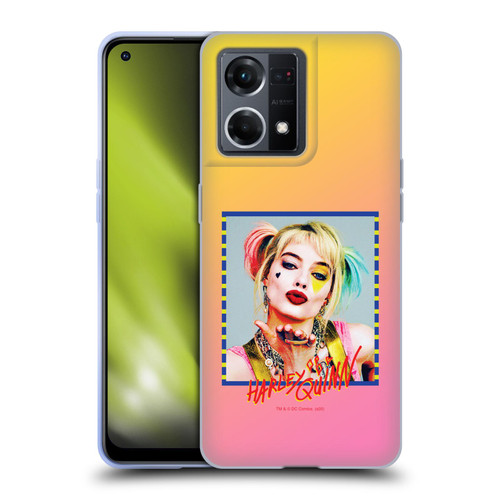 Birds of Prey DC Comics Harley Quinn Flying Kiss Soft Gel Case for OPPO Reno8 4G