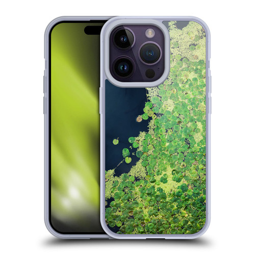 Dorit Fuhg Forest Lotus Leaves Soft Gel Case for Apple iPhone 14 Pro