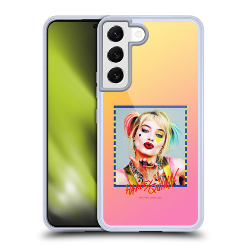 Birds of Prey DC Comics Harley Quinn Flying Kiss Soft Gel Case for Samsung Galaxy S22 5G