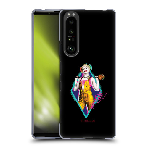 Birds of Prey DC Comics Harley Quinn Happy Crazy Hammer Soft Gel Case for Sony Xperia 1 III