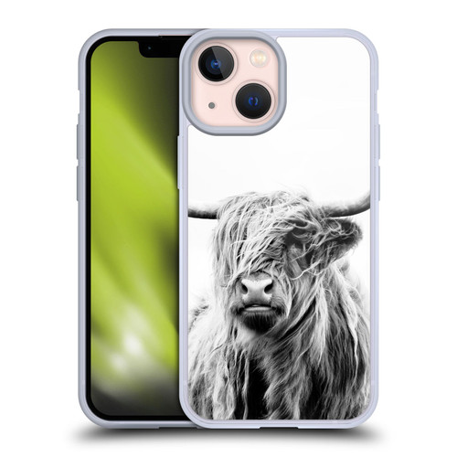 Dorit Fuhg Travel Stories Portrait of a Highland Cow Soft Gel Case for Apple iPhone 13 Mini