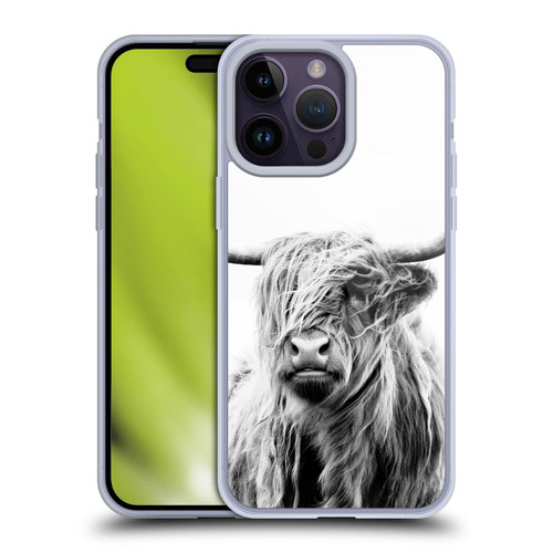 Dorit Fuhg Travel Stories Portrait of a Highland Cow Soft Gel Case for Apple iPhone 14 Pro Max