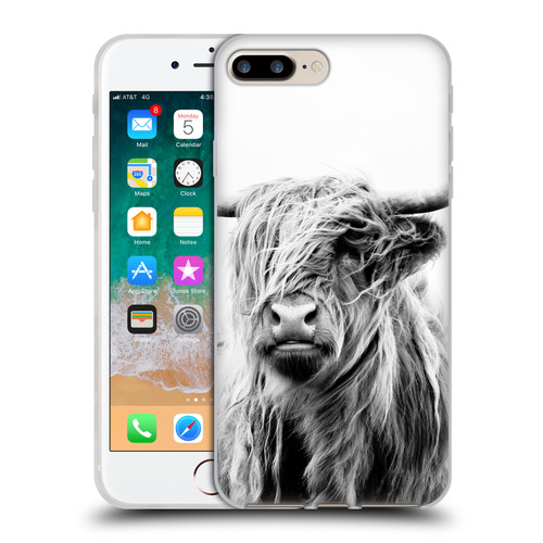 Dorit Fuhg Travel Stories Portrait of a Highland Cow Soft Gel Case for Apple iPhone 7 Plus / iPhone 8 Plus