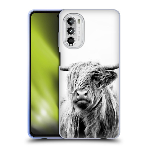 Dorit Fuhg Travel Stories Portrait of a Highland Cow Soft Gel Case for Motorola Moto G52