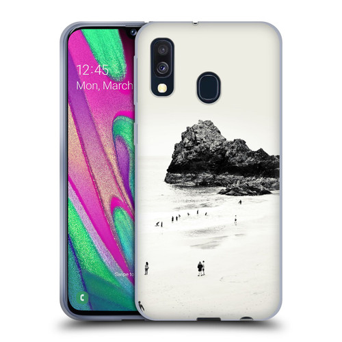 Dorit Fuhg Travel Stories Cornwall Beach Life Soft Gel Case for Samsung Galaxy A40 (2019)