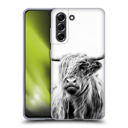 Dorit Fuhg Travel Stories Portrait of a Highland Cow Soft Gel Case for Samsung Galaxy S21 FE 5G