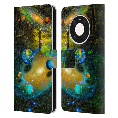 Dave Loblaw Sci-Fi And Surreal Universal Forest Leather Book Wallet Case Cover For Huawei Mate 40 Pro 5G