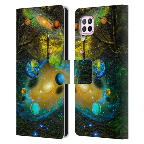 Dave Loblaw Sci-Fi And Surreal Universal Forest Leather Book Wallet Case Cover For Huawei Nova 6 SE / P40 Lite