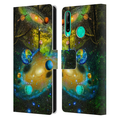 Dave Loblaw Sci-Fi And Surreal Universal Forest Leather Book Wallet Case Cover For Huawei P40 lite E