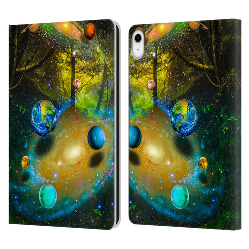 Dave Loblaw Sci-Fi And Surreal Universal Forest Leather Book Wallet Case Cover For Apple iPad 10.9 2022/2025