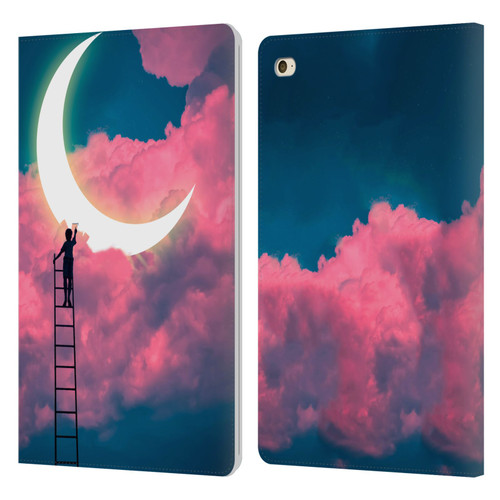Dave Loblaw Sci-Fi And Surreal Boy Painting Moon Clouds Leather Book Wallet Case Cover For Apple iPad mini 4