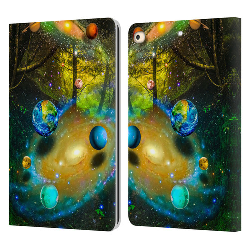 Dave Loblaw Sci-Fi And Surreal Universal Forest Leather Book Wallet Case Cover For Apple iPad 9.7 2017 / iPad 9.7 2018