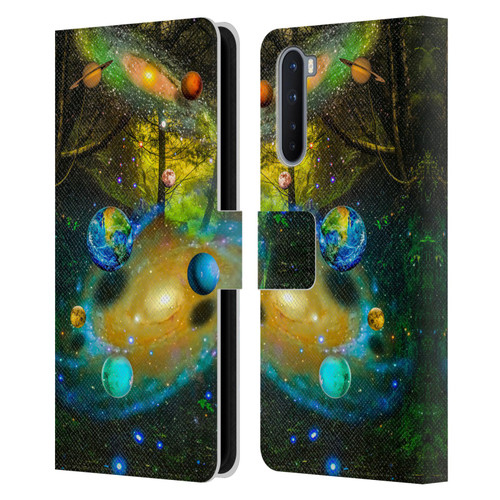 Dave Loblaw Sci-Fi And Surreal Universal Forest Leather Book Wallet Case Cover For OnePlus Nord 5G