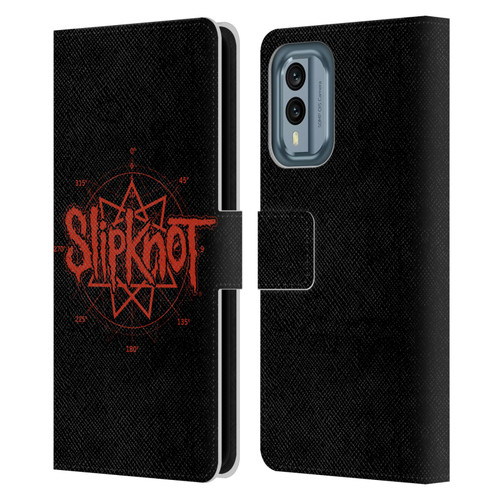 Slipknot Key Art Logo Leather Book Wallet Case Cover For Nokia X30