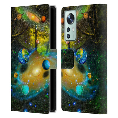 Dave Loblaw Sci-Fi And Surreal Universal Forest Leather Book Wallet Case Cover For Xiaomi 12