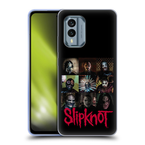 Slipknot Key Art Blocks Soft Gel Case for Nokia X30