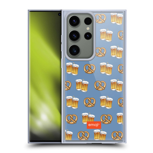 emoji® Oktoberfest Beer And Pretzel Soft Gel Case for Samsung Galaxy S23 Ultra 5G