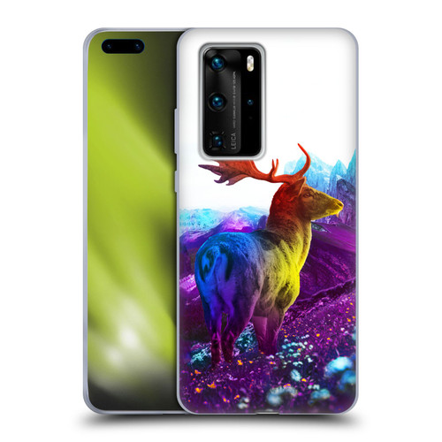 Dave Loblaw Animals Purple Mountain Deer Soft Gel Case for Huawei P40 Pro / P40 Pro Plus 5G