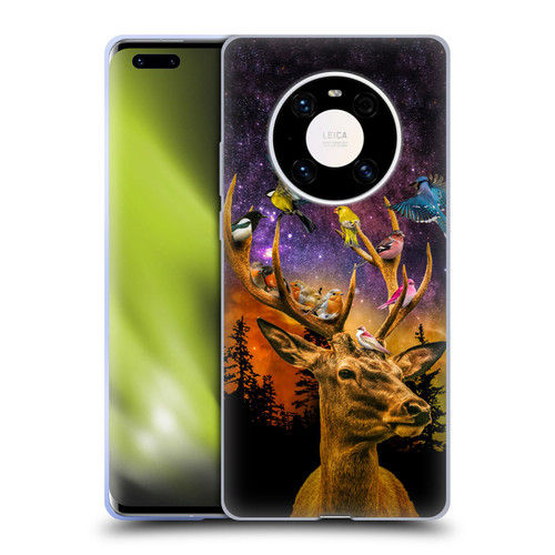 Dave Loblaw Animals Deer and Birds Soft Gel Case for Huawei Mate 40 Pro 5G