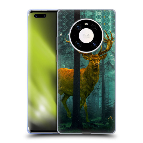 Dave Loblaw Animals Giant Forest Deer Soft Gel Case for Huawei Mate 40 Pro 5G