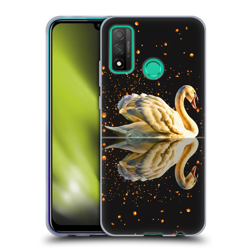 Dave Loblaw Animals Swan Lake Reflections Soft Gel Case for Huawei P Smart (2020)