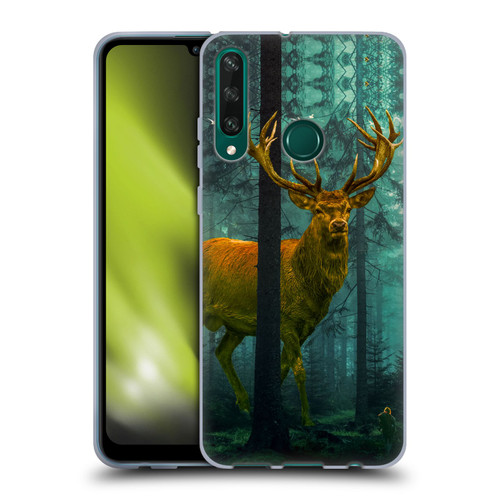 Dave Loblaw Animals Giant Forest Deer Soft Gel Case for Huawei Y6p