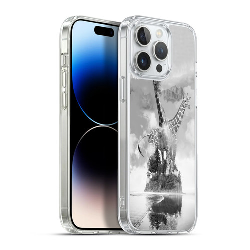 Dave Loblaw Animals Giraffe In The Mist Soft Gel Case for Apple iPhone 13 Pro Max & MagSafe