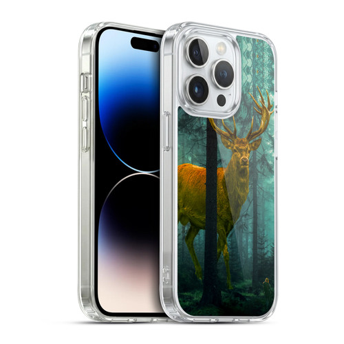 Dave Loblaw Animals Giant Forest Deer Soft Gel Case for Apple iPhone 14 Pro & MagSafe