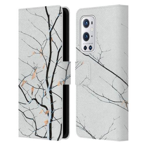 Dorit Fuhg Forest White Leather Book Wallet Case Cover For OnePlus 9 Pro