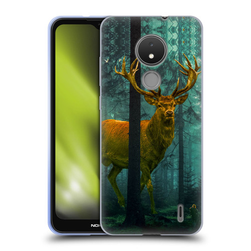 Dave Loblaw Animals Giant Forest Deer Soft Gel Case for Nokia C21