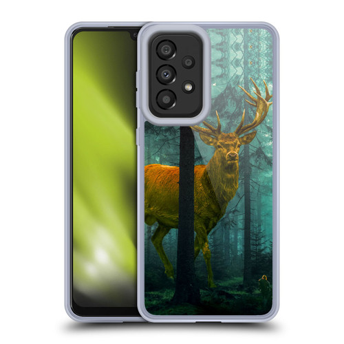 Dave Loblaw Animals Giant Forest Deer Soft Gel Case for Samsung Galaxy A33 5G (2022)