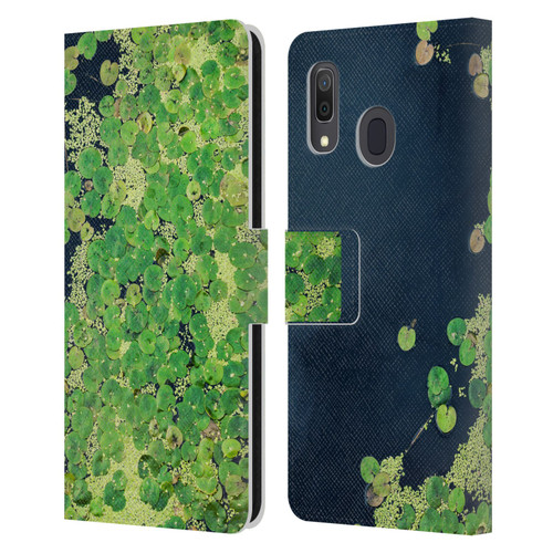 Dorit Fuhg Forest Lotus Leaves Leather Book Wallet Case Cover For Samsung Galaxy A33 5G (2022)