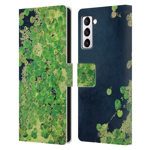 Dorit Fuhg Forest Lotus Leaves Leather Book Wallet Case Cover For Samsung Galaxy S21+ 5G