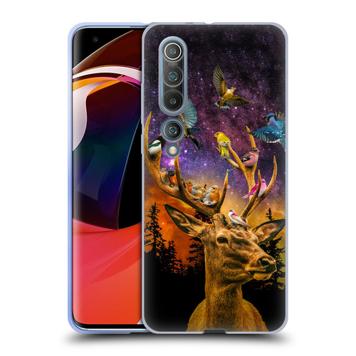Dave Loblaw Animals Deer and Birds Soft Gel Case for Xiaomi Mi 10 5G / Mi 10 Pro 5G
