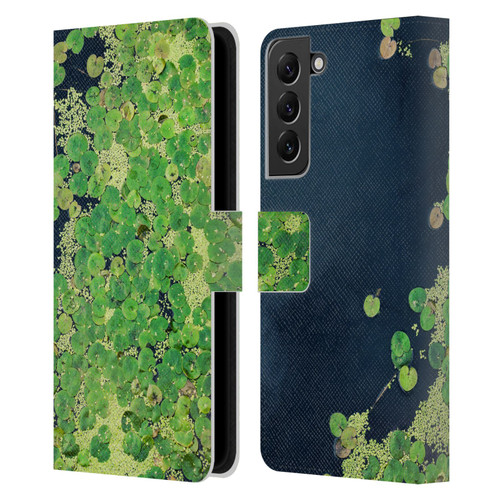 Dorit Fuhg Forest Lotus Leaves Leather Book Wallet Case Cover For Samsung Galaxy S22+ 5G