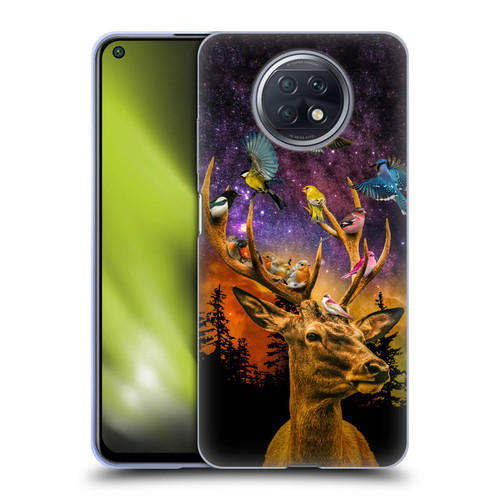 Dave Loblaw Animals Deer and Birds Soft Gel Case for Xiaomi Redmi Note 9T 5G
