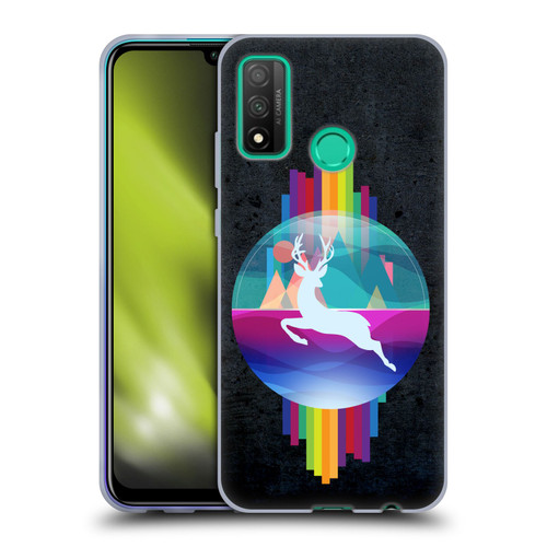 Dave Loblaw Contemporary Art Deer In Dome Soft Gel Case for Huawei P Smart (2020)