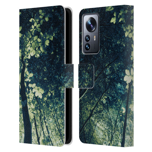 Dorit Fuhg Forest Tree Leather Book Wallet Case Cover For Xiaomi 12 Pro