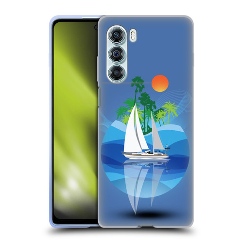 Dave Loblaw Contemporary Art Tropical Waters Soft Gel Case for Motorola Edge S30 / Moto G200 5G