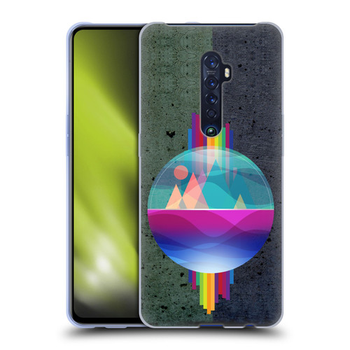 Dave Loblaw Contemporary Art Mountains Under The Dome Soft Gel Case for OPPO Reno 2