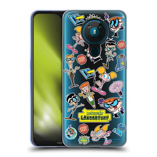 Dexter's Laboratory Graphics Icons Soft Gel Case for Nokia 5.3