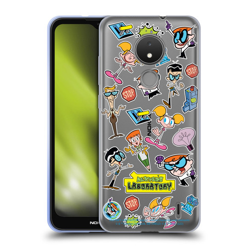 Dexter's Laboratory Graphics Icons Soft Gel Case for Nokia C21