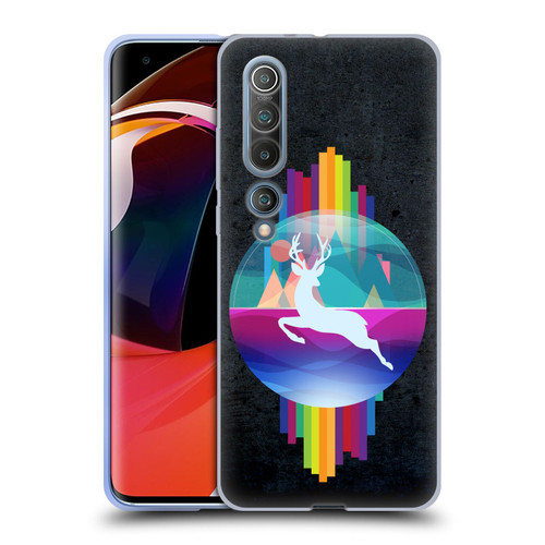 Dave Loblaw Contemporary Art Deer In Dome Soft Gel Case for Xiaomi Mi 10 5G / Mi 10 Pro 5G