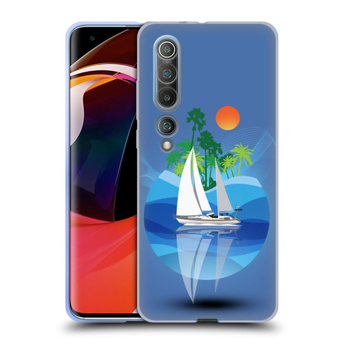 Dave Loblaw Contemporary Art Tropical Waters Soft Gel Case for Xiaomi Mi 10 5G / Mi 10 Pro 5G