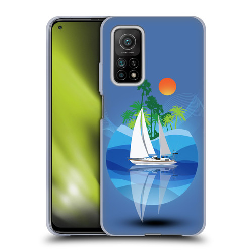 Dave Loblaw Contemporary Art Tropical Waters Soft Gel Case for Xiaomi Mi 10T 5G