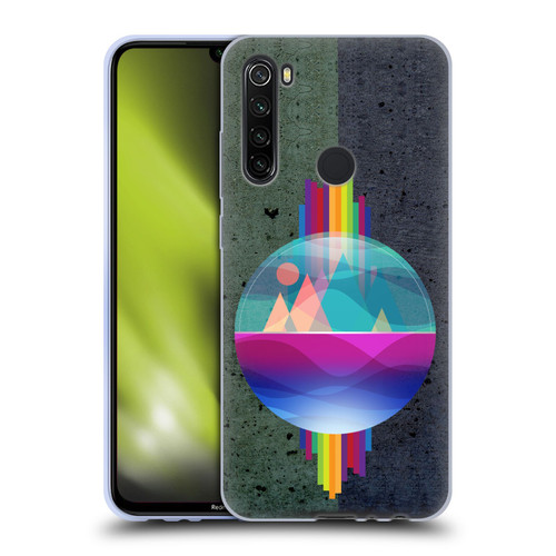 Dave Loblaw Contemporary Art Mountains Under The Dome Soft Gel Case for Xiaomi Redmi Note 8T